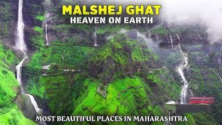 Monsoon series  Malshej Ghat  The Most Beautiful Place In Maharashtra 🌧️🌊 [upl. by Aibara]