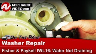 Fisher amp Paykel Washer Repair  Water Not Draining  Drain Pump Diagnostic amp Repair [upl. by Savitt895]