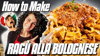 Ragu Alla Bolognese Recipe  How to Make Authentic Bolognese Sauce [upl. by Mcquillin952]