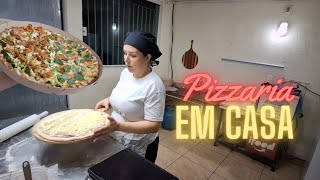 FAZENDO PIZZAS EM CASA PARA VENDER I PIZZARIA DELIVERY 365 [upl. by Vin]