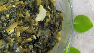 Basale Soppu Palya  Malabar Spinach Recipe  Green leaf recipe  Super healthy recipe [upl. by Namwob]