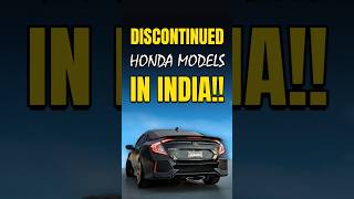 Discontinued Honda Models in India [upl. by Aala]