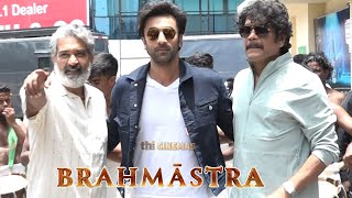 Ranbir Kapoor🔥 Nagarjuna🔥 SS Rajamouli🔥 Mass Entry at Brahmastra Press Meet Chennai [upl. by Cletus13]