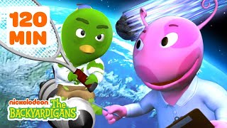 Green Pablo Blasts Off Into Space  Robot Rampage Adventure  120 Minutes  The Backyardigans [upl. by Kreindler]