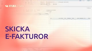 Skicka efakturor i Visma Administration [upl. by Nodnal]