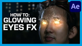 How to Create A GLOWING EYES Effect  After Effects Tutorial [upl. by Nylecoj]