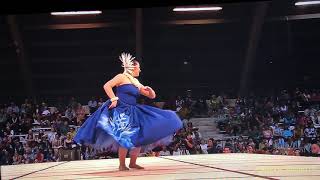 Hula Halau O Kamuela  Kalani Pea  Kuu Poliahu  Merrie Monarch performance [upl. by Vanzant]