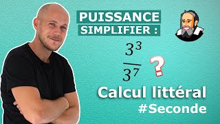 Simplifier un QUOTIENT de PUISSANCES  Seconde [upl. by Adnovoj]