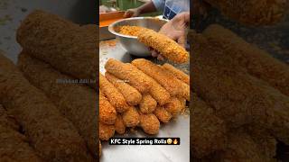 KFC Style Spring Rolls😳🔥 Indian Street Food [upl. by Ahsiatal]