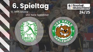 SC DHfK Leipzig vs USV Halle Saalebiber  6 Spieltag  2 FBL Herren SüdOst 2425 [upl. by Honeywell931]