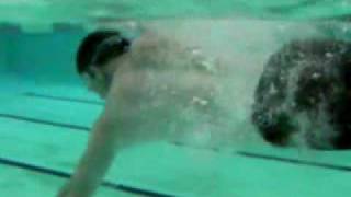 Triathlon Swim Drill  Underwater swimming [upl. by Etnaid514]