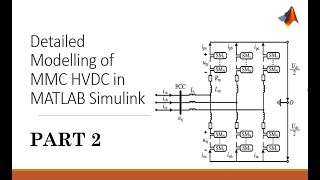 MMC HVDC detailed modelling in MATLAB Simulink part 2  Design amp control of MMC HVDC by discrete SMs [upl. by Kamerman]