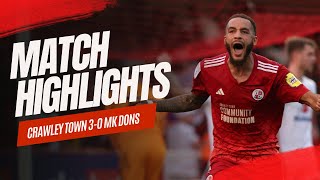 HIGHLIGHTS  Crawley Town vs MK Dons [upl. by Eniotna239]