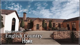 BLOXBURG  English Country Home  NoGamepass  Speedbuild 12 [upl. by Urbannal]