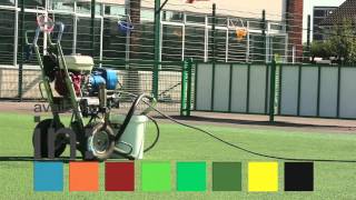 Sport Surface Chlorinated Rubber Paint CourtCote [upl. by Tlok376]