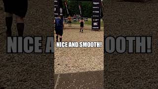 SMOOTH Crossing The Finish Line at Spartan Race spartan [upl. by Ennahtur]