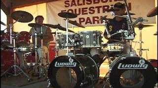 Ginger Baker drum duet with Kofi Baker after polo in Parker Colorado [upl. by Willy801]