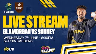 Glamorgan vs Surrey  Vitality Blast  Live Stream [upl. by Tletski]