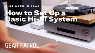 Audiophile 101 How to Set Up a Basic HiFi System  Guide to Life [upl. by Yanehc]