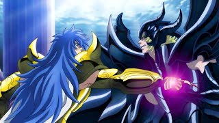 PELEA COMPLETA KARDIA de SCORPIÓN vs RADAMANTHYS de WYVERN  Saint Seiya The Lost Canvas [upl. by Erehs319]