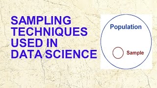 Eight Sampling Techniques for Statistical amp Data Science Modelling [upl. by Rhoades636]