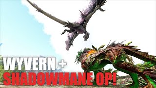 Wyverns With Shadowmanes Speed Buff Is Insane Ark Official PVP E87 [upl. by Yednil]