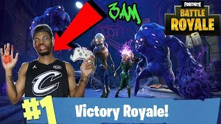 PLAYING FORTNITE AT 3AM FORTNITE MONSTERS CAME TO MY HOUSE AND KILLED ME OMG DO NOT PLAY [upl. by Amrak678]