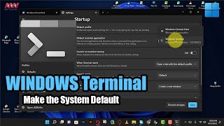 How to Make Window Terminal the System Default on Windows 11 [upl. by Erik]