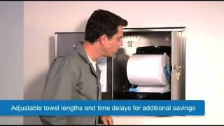 Bobrick Automatic Universal Roll Towel Dispensers [upl. by Ilojne502]