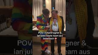 Gestern Zusammentreffen beim Villacher Fasching Ian Jules und Richard Lugner [upl. by Granese]