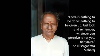 Sri Nisargadatta Maharaj  an quotI Am Thatquot Meditation 4  Advaita  Vedanta [upl. by Ysus]