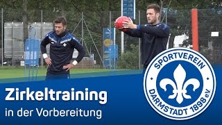 Darmstadt 98  Zirkeltraining in der Vorbereitung [upl. by Ocir49]