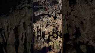 Natural cave in a mountain in Halong Bay [upl. by Leahcimed]