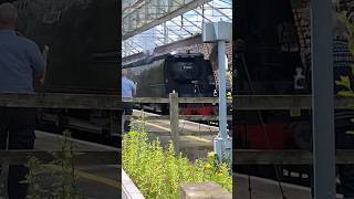 Tangmere beautifully departs from Penrith railway steam train [upl. by Obrien]