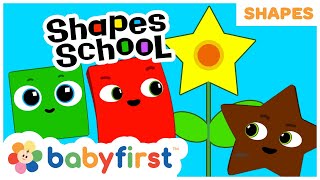 New Show  Shapes School  Educational videos for kids  Learning Shapes for kids  Baby First TV [upl. by Brewster586]