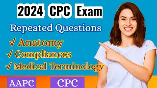 AAPC 2024 CPC exam Anatomy Questions  Anatomy  Compliance  terminology IMP Questions  mocktest [upl. by Gothar]