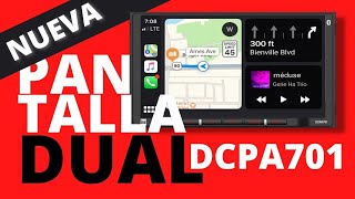 Nueva Pantalla con CarPlay y Android Auto quotDUAL DCPA701quot [upl. by Fredi]