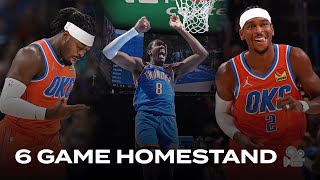 Our Best Shots from the 6 Game Homestand 🎥  OKC Thunder [upl. by Behka]