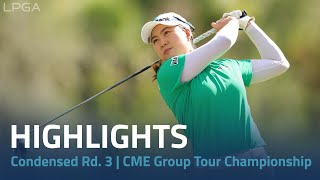 Condensed Rd 3  CME Group Tour Championship [upl. by Elocim]