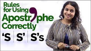 Apostrophe Rules  English Grammar Lesson to Improve Writings Skills  Punctuation Marks [upl. by Verine258]