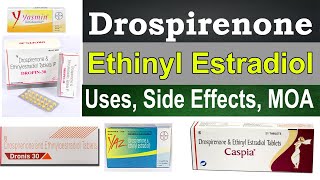 Drospirenone Ethinyl Estradiol  Uses Side Effects Dosage  Yasmin Rosal Yaz dronis [upl. by Selestina]