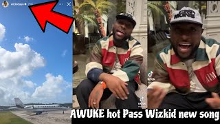 Wizkid SHOWOFF His Private Jet as Davido New song AWUKE hot pass “Piece of my Heart” [upl. by Annalla]