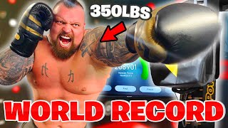 WORLDS ‘HARDEST’ PUNCH Ft Eddie Hall  Brian Shaw [upl. by Feilak]