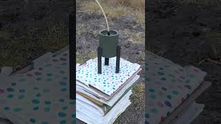 Explosive Shaped Charge VS Paper Stack [upl. by Shulins632]