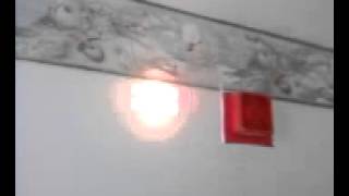 Simplex fire alarm system horn and incandescent lamp [upl. by Notyad]