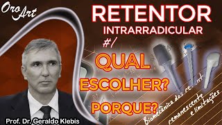 Retentores intrarradiculares biomecânica aplicada aos materiais e ao remanescente dentário [upl. by Nomzed]