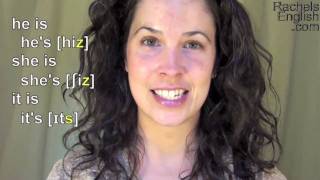 How to Pronounce Contractions American English Pronunciation [upl. by Esilenna]