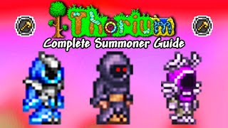 COMPLETE Thorium Summoner Progression Guide Terraria 14 [upl. by Sladen137]