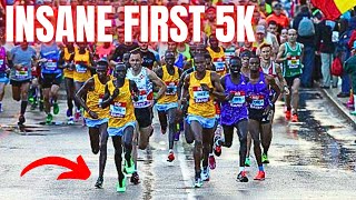 1258 FIRST 5K Lisbon Half Marathon 2024 Race Highlights [upl. by Aenet]