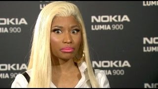 Nicki Minaj interview on her hair color [upl. by Nnaarat]